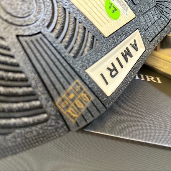 AMIRI Snake Skeleton Red and Black Men's Sneakers - Size 15 - Picture 8 of 11